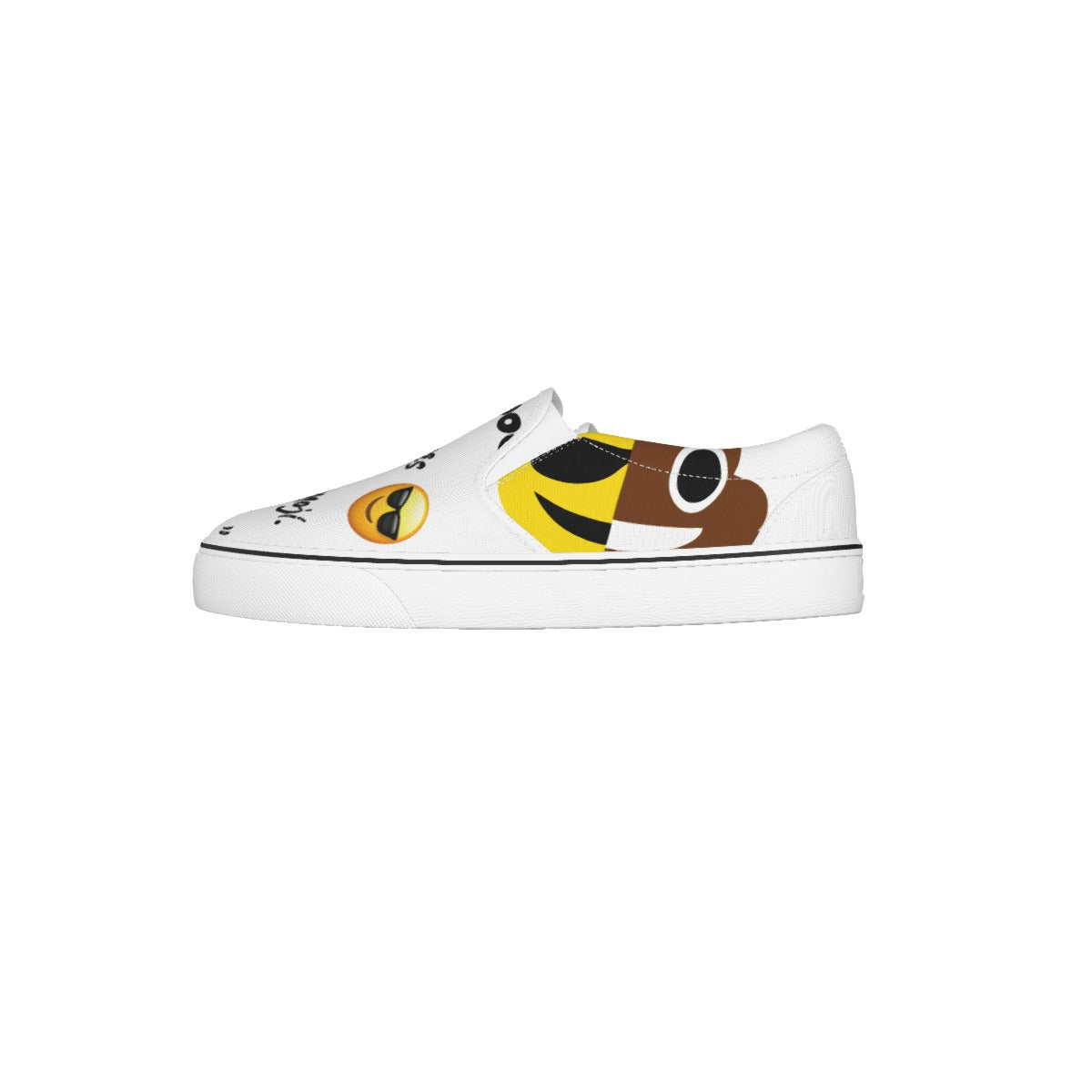 Dumojis® COOPOO Kid's Slip-On Sneakers - White
