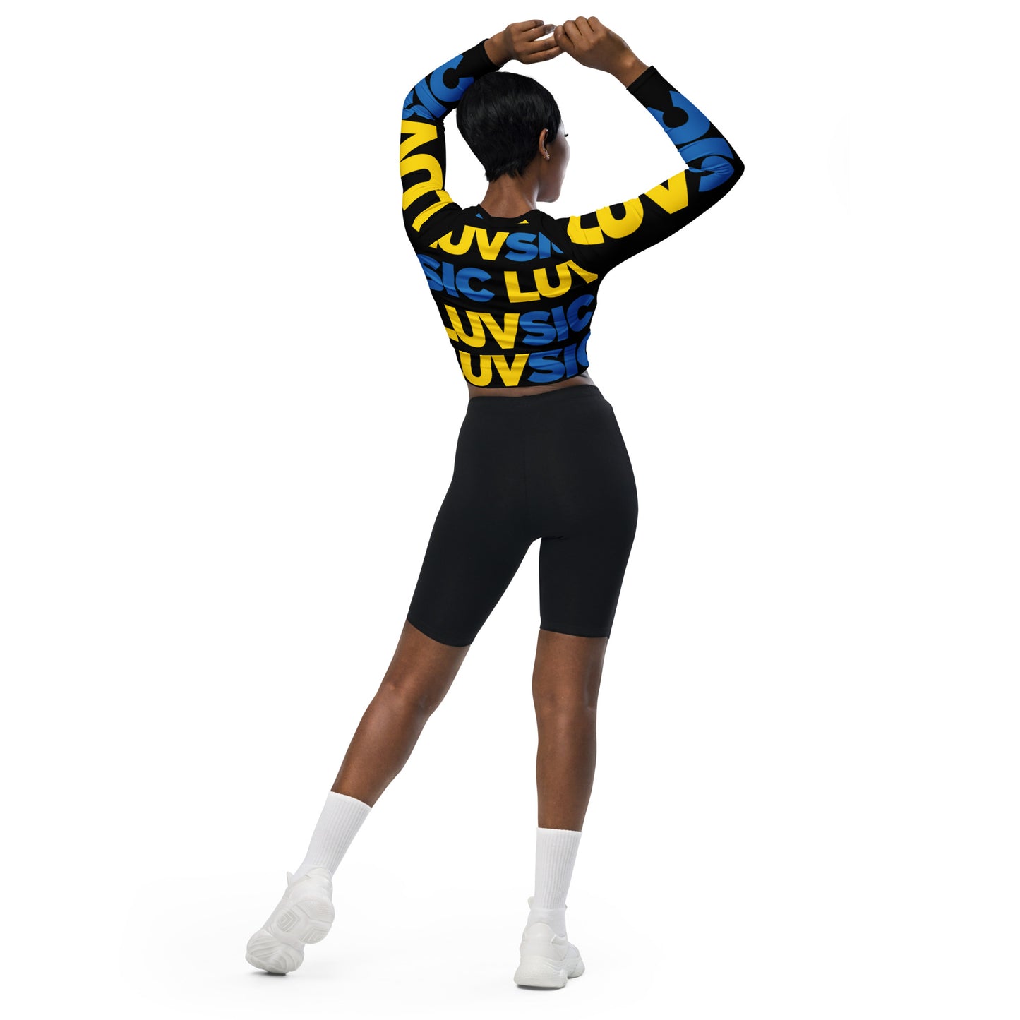Dumojis® LUVSIC Recycled Long-Sleeve Crop Top