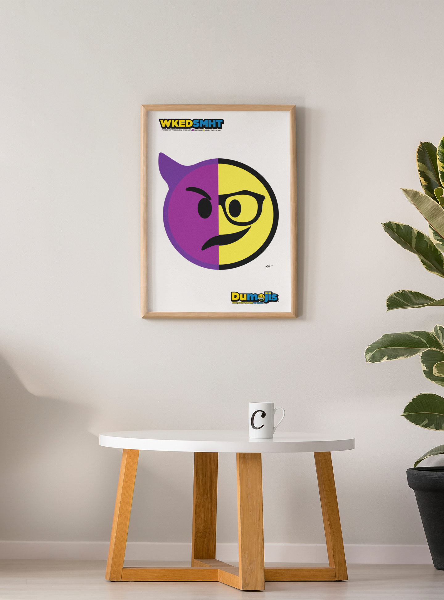 Dumojis® WKEDSMHT 24 x 36 Wall Art Print