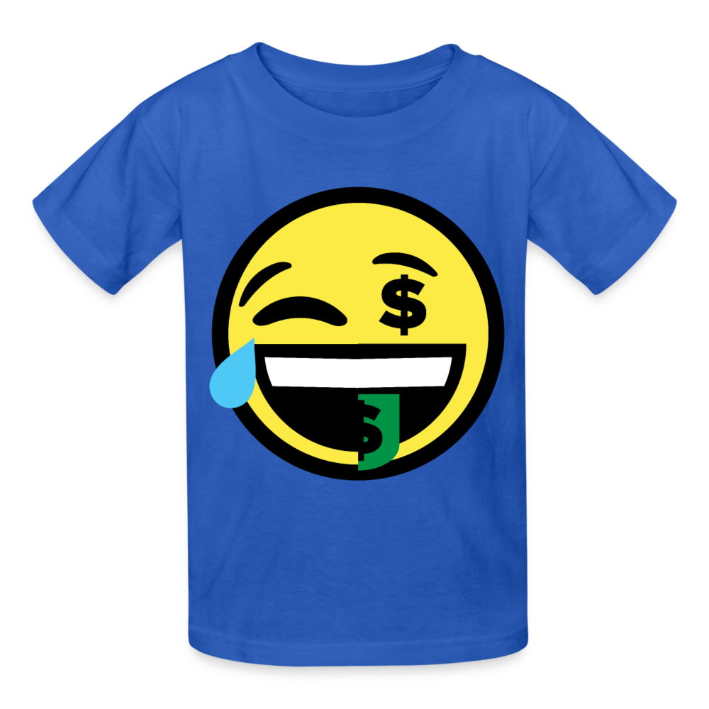 Fundoe Dumojis blk Ultra Cotton Youth T-Shirt - royal blue