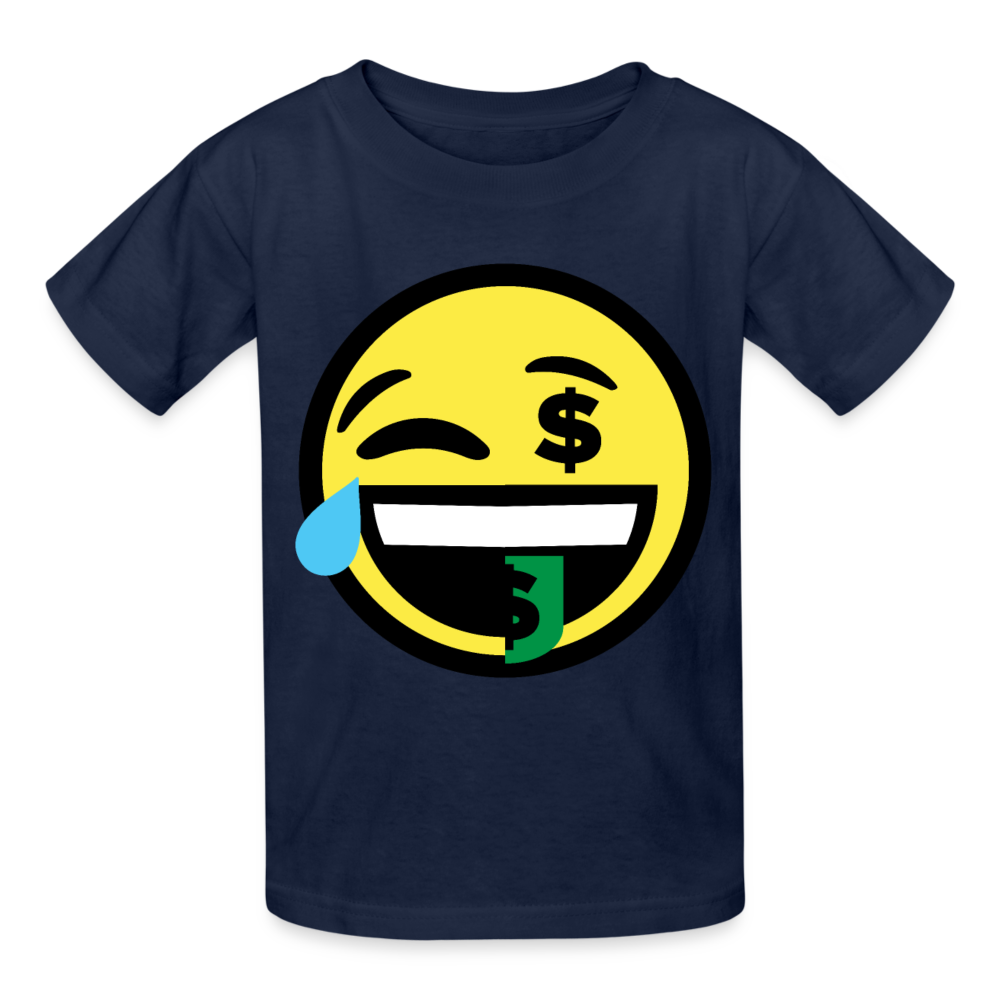 Fundoe Dumojis blk Ultra Cotton Youth T-Shirt - navy