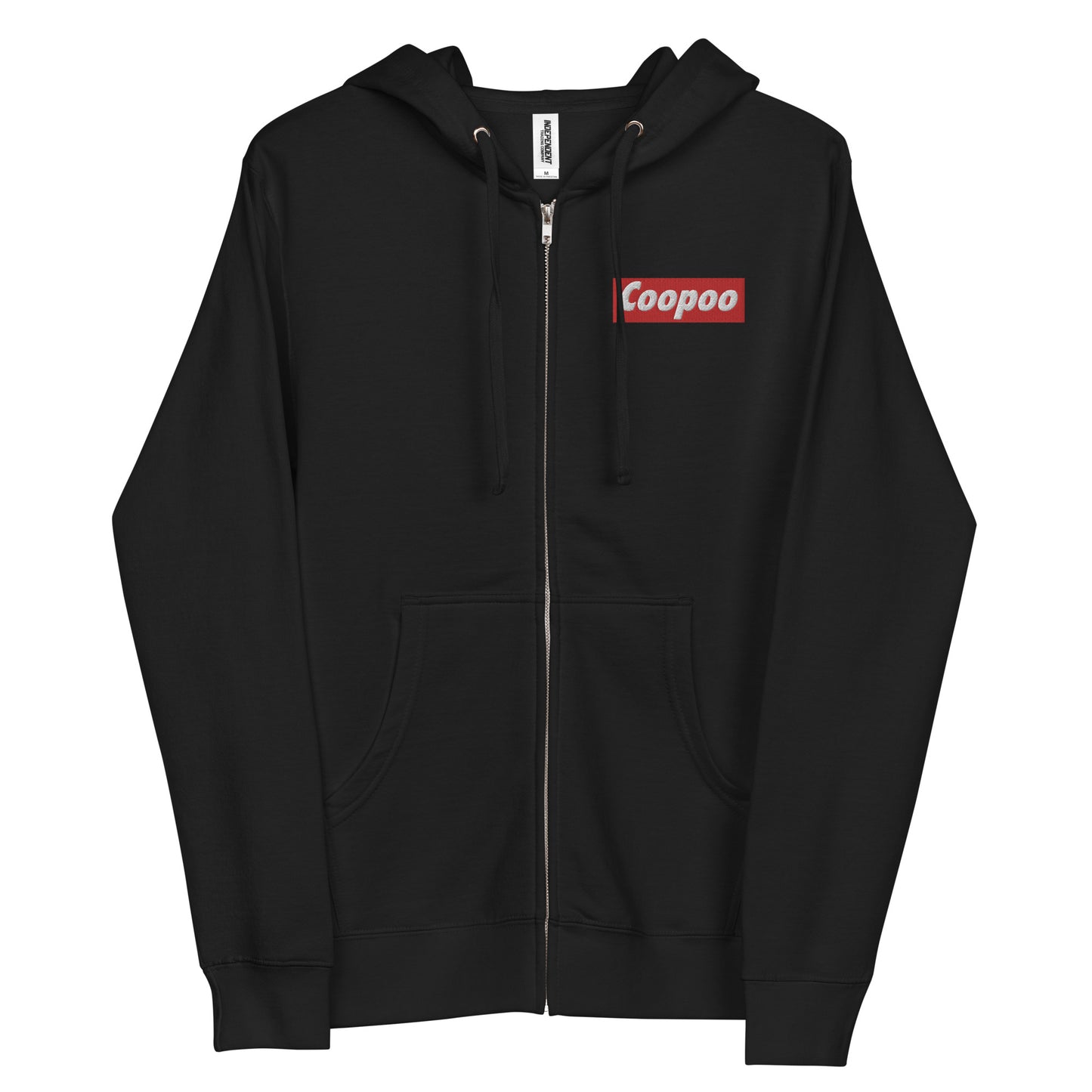 Dumojis® COOPOO Unisex fleece zip up hoodie