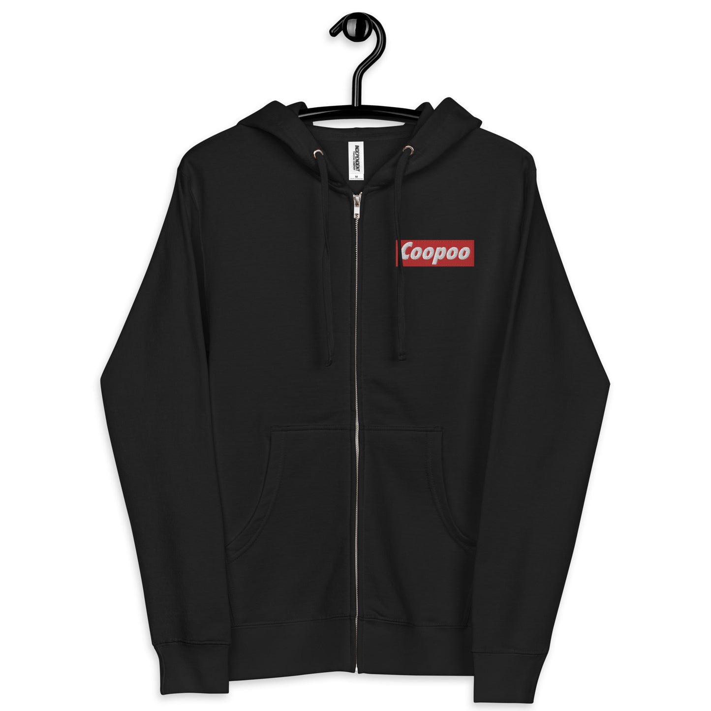 Dumojis® COOPOO Unisex fleece zip up hoodie