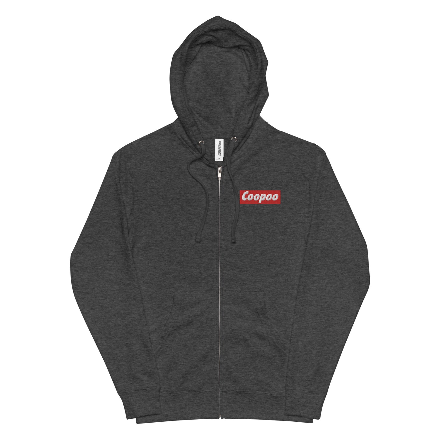 Dumojis® COOPOO Unisex fleece zip up hoodie