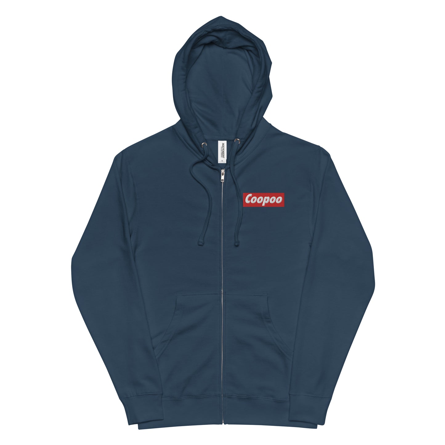 Dumojis® COOPOO Unisex fleece zip up hoodie