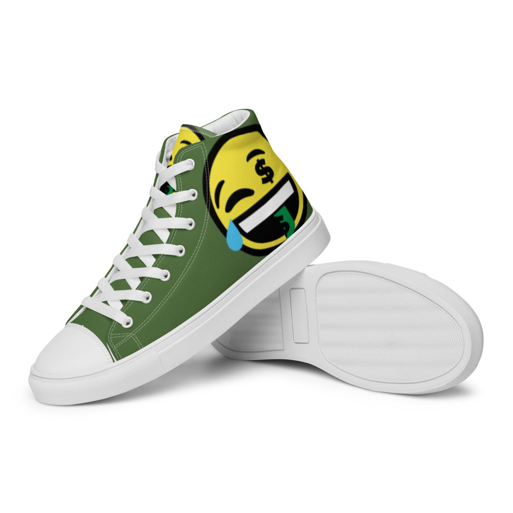 Dumojis® FUNDOE Women’s High Top Canvas Shoes - Green