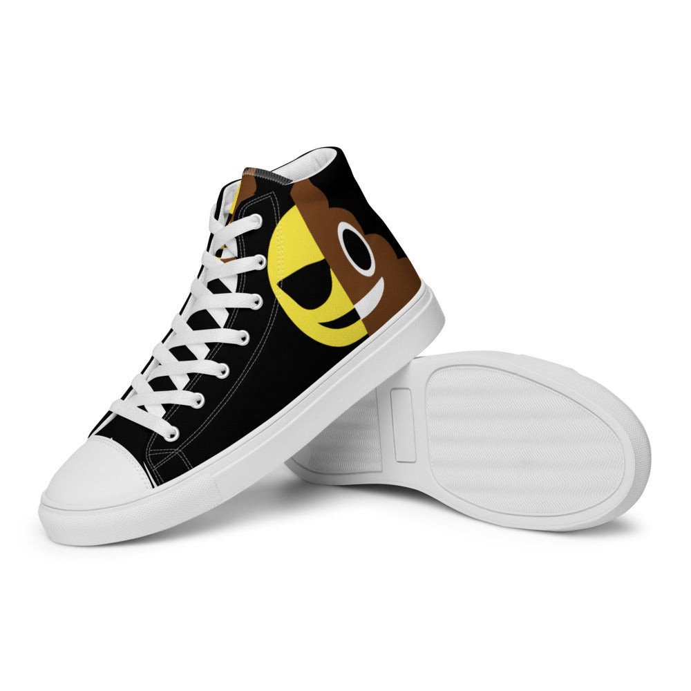 Dumojis® COOPOO Women’s High Top Canvas Shoes - Black