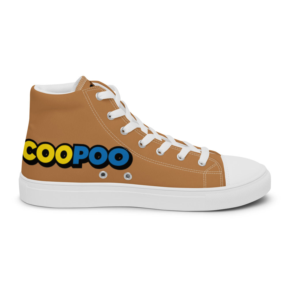 Dumojis® COOPOO Women’s High Top Canvas Shoes - Nude