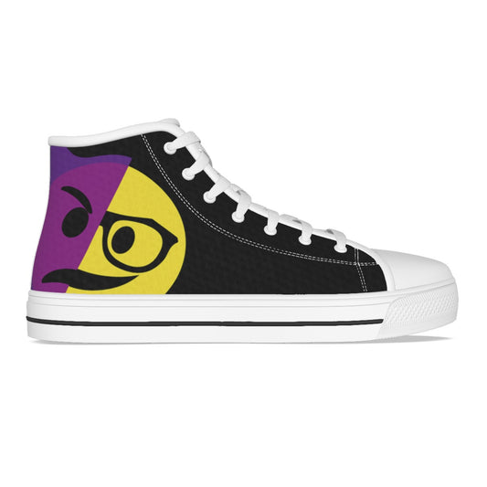 Dumojis® WKEDSMHT Kid's Canvas Shoes - Black