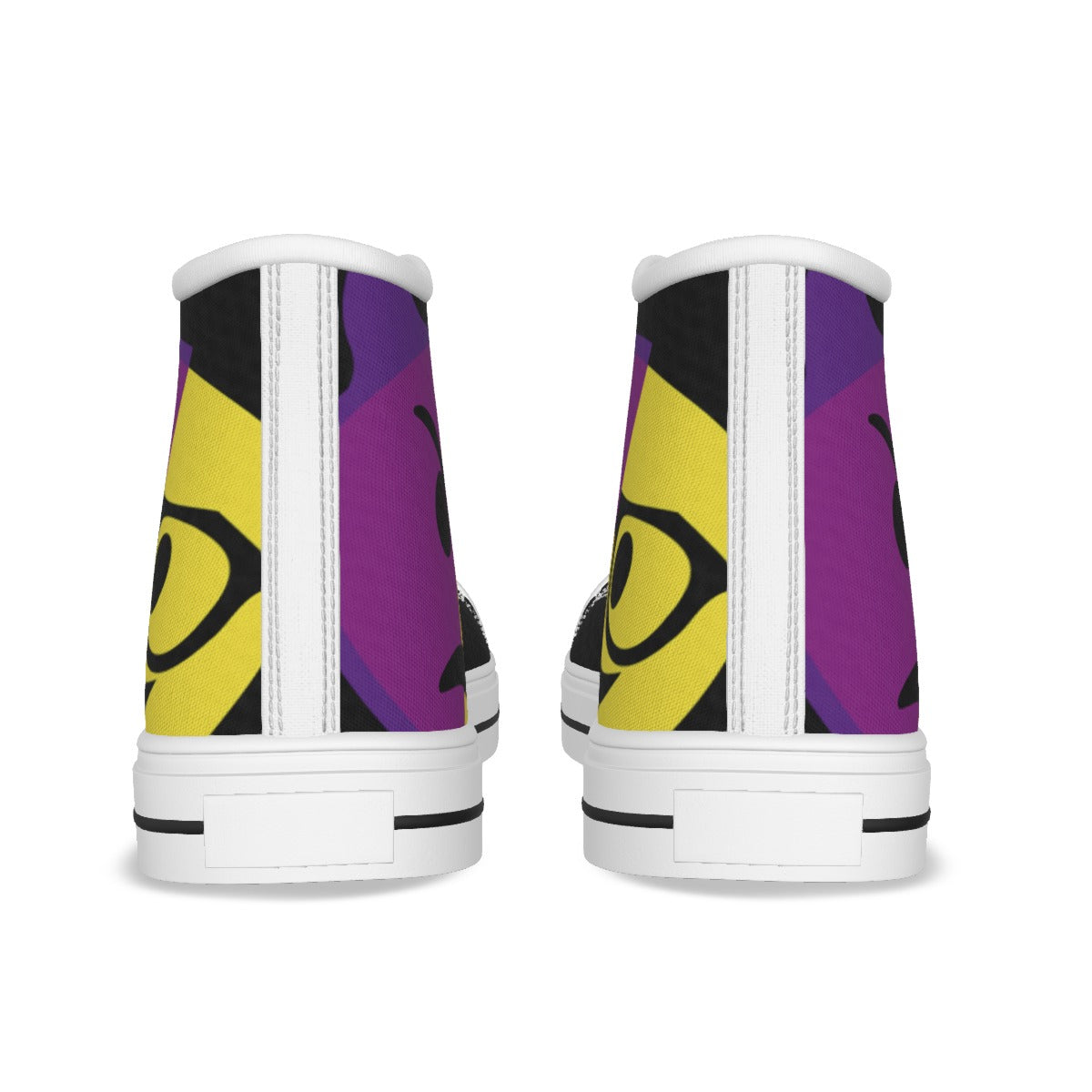 Dumojis® WKEDSMHT Kid's Canvas Shoes - Black