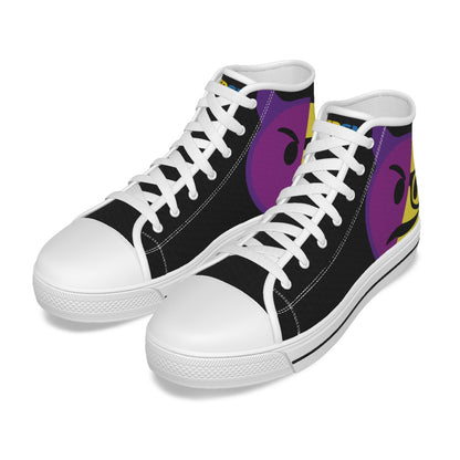 Dumojis® WKEDSMHT Kid's Canvas Shoes - Black