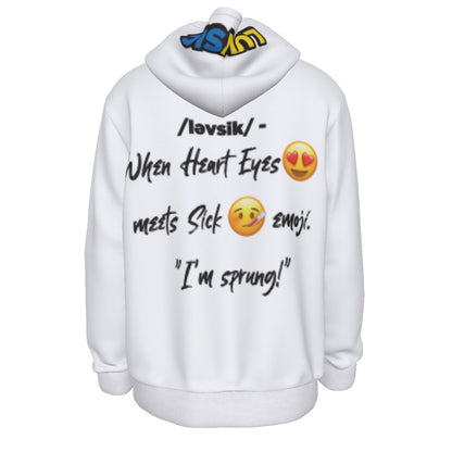 Dumojis® LUVSIC All-Over Print Men's Pullover Hoodie
