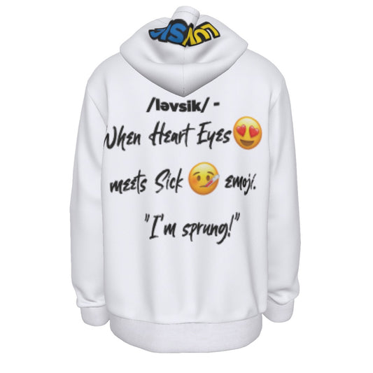 Dumojis® LUVSIC All-Over Print Men's Pullover Hoodie