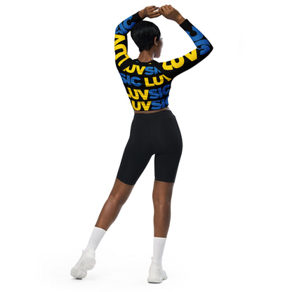 Dumojis® LUVSIC Recycled Long-Sleeve Crop Top