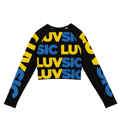 Dumojis® LUVSIC Recycled Long-Sleeve Crop Top