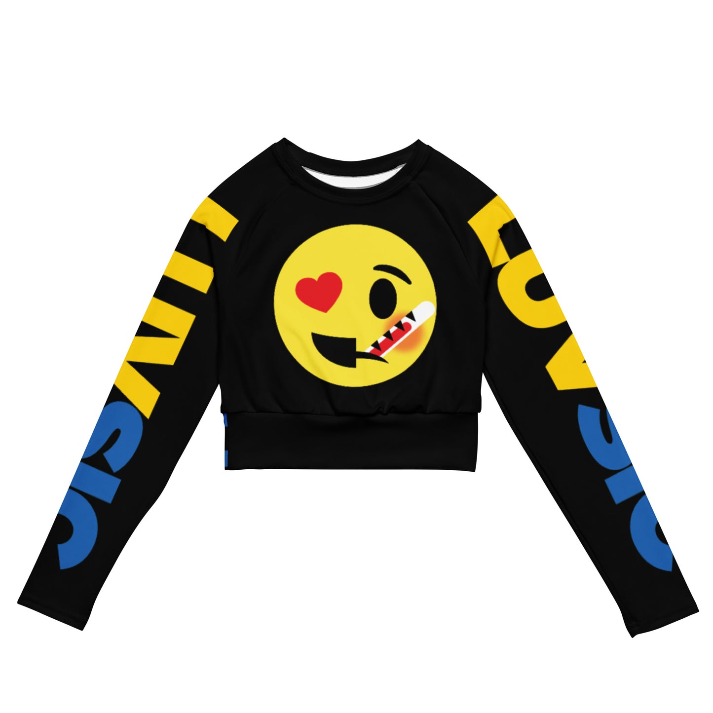 Dumojis® LUVSIC Recycled Long-Sleeve Crop Top