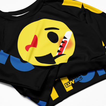Dumojis® LUVSIC Recycled Long-Sleeve Crop Top