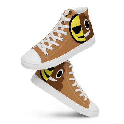 Dumojis® COOPOO Men’s High-Top Canvas Shoes - Nude