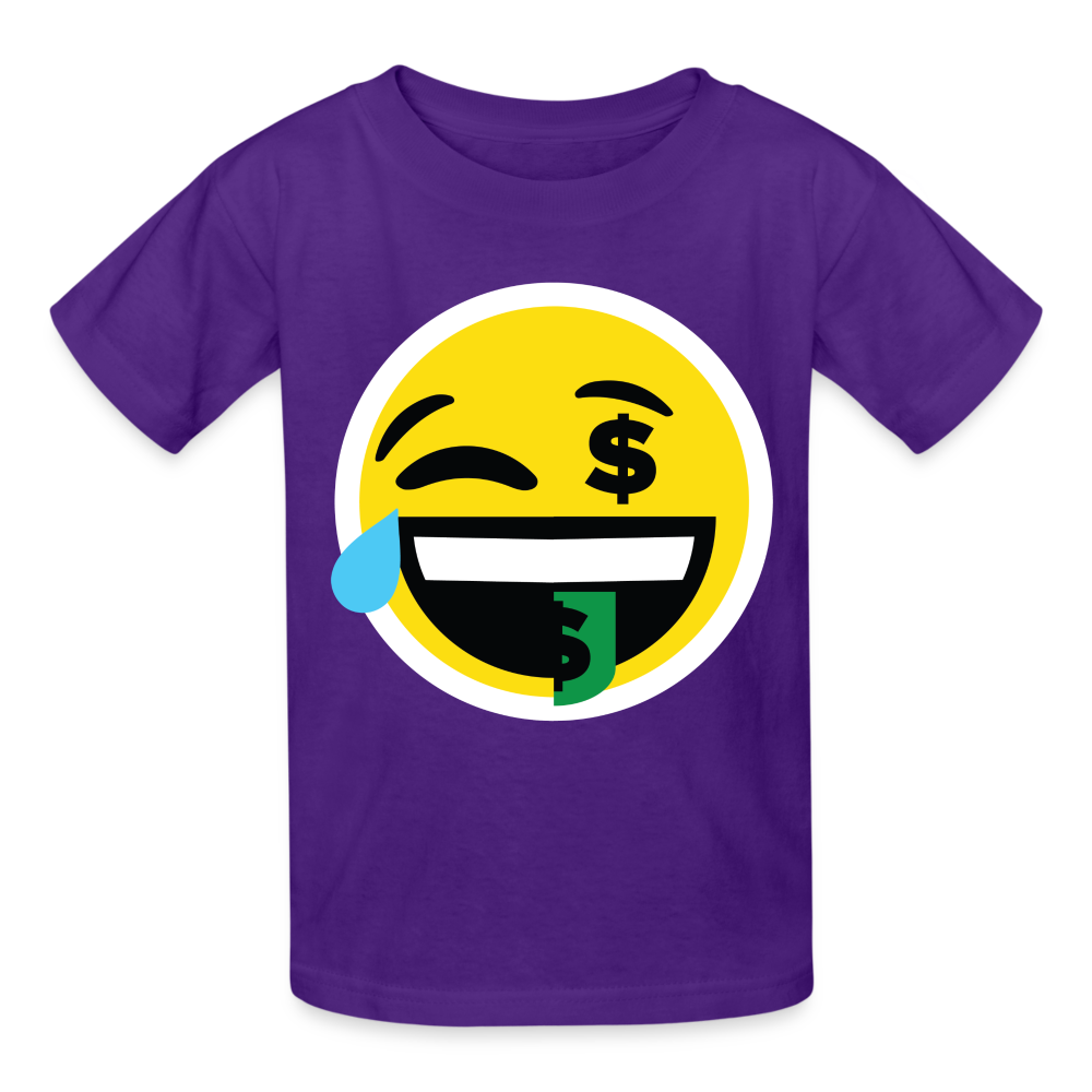 Fundoe Dumojis Ultra Cotton Youth T-Shirt - purple
