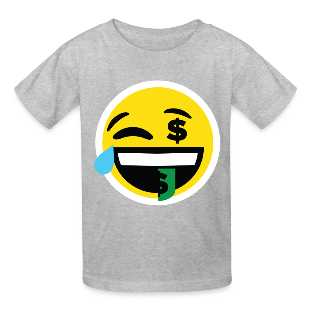 Fundoe Dumojis Ultra Cotton Youth T-Shirt - heather gray