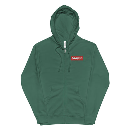 Dumojis® COOPOO Unisex fleece zip up hoodie