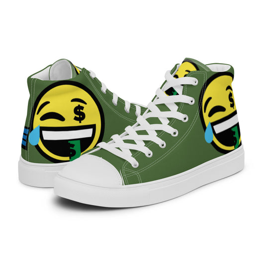 Dumojis® FUNDOE Women’s High Top Canvas Shoes - Green